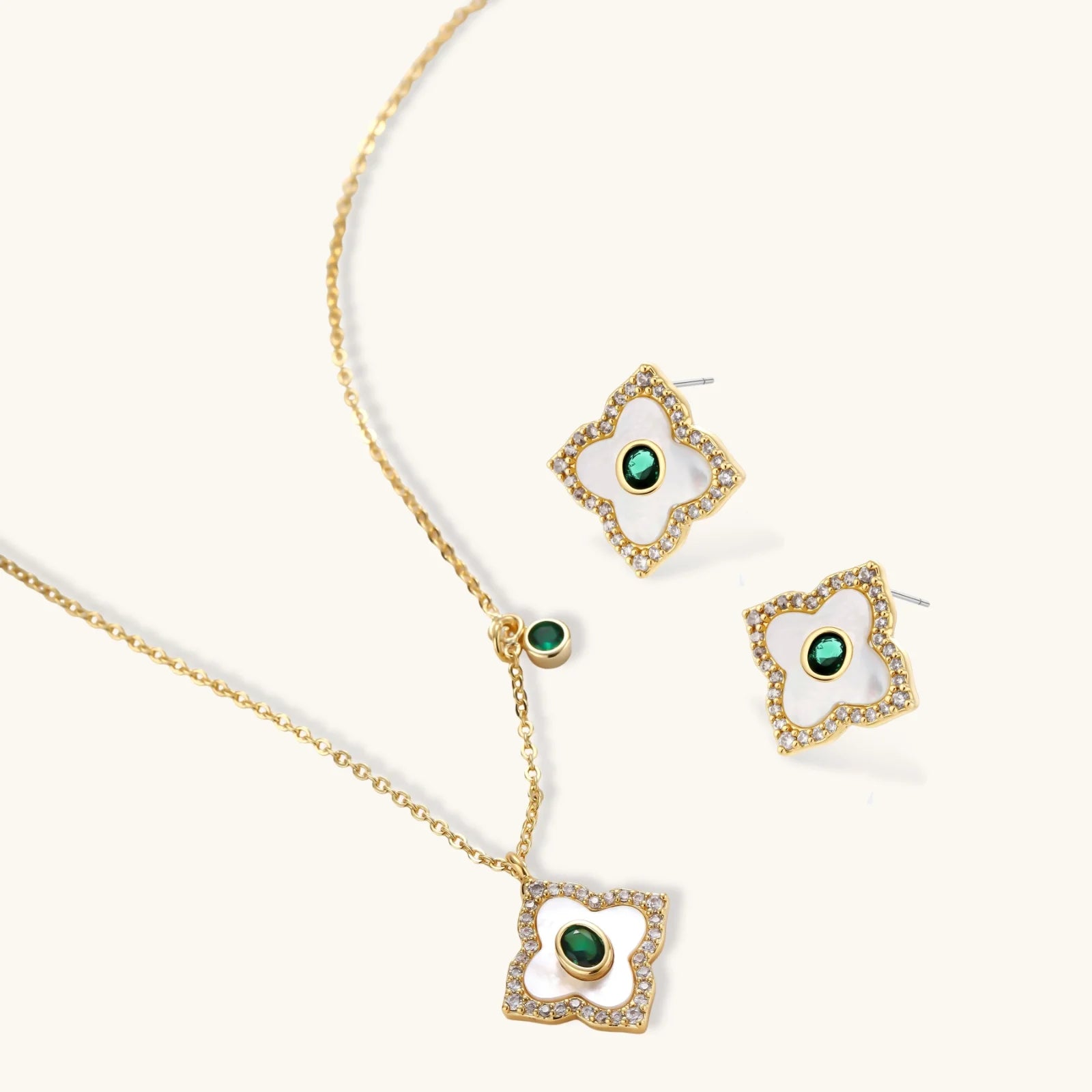 Emerald Bloom Set by Sieré