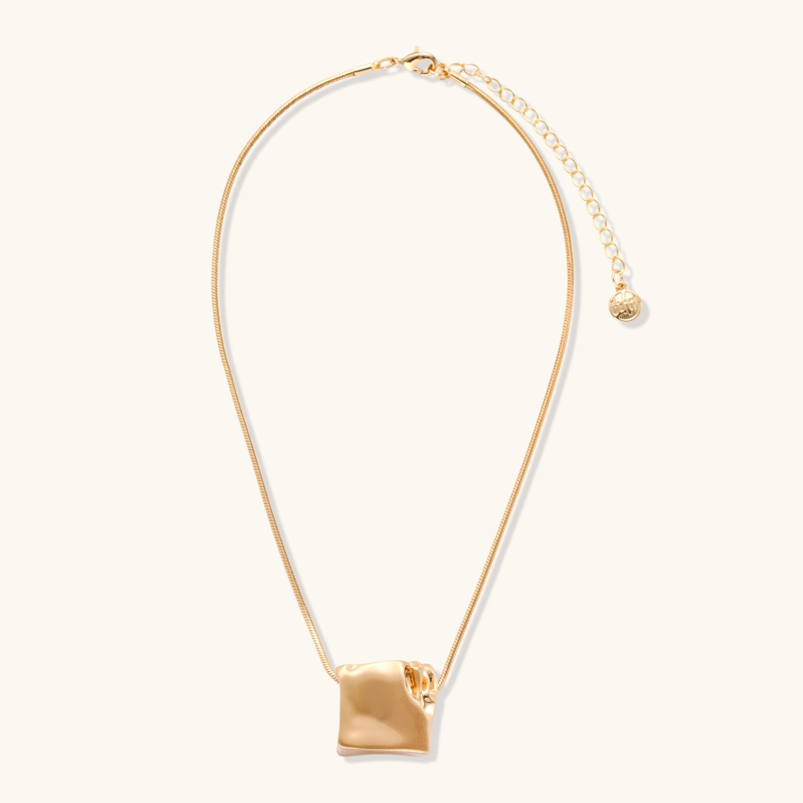 Love Script Cube Necklace by Sieré