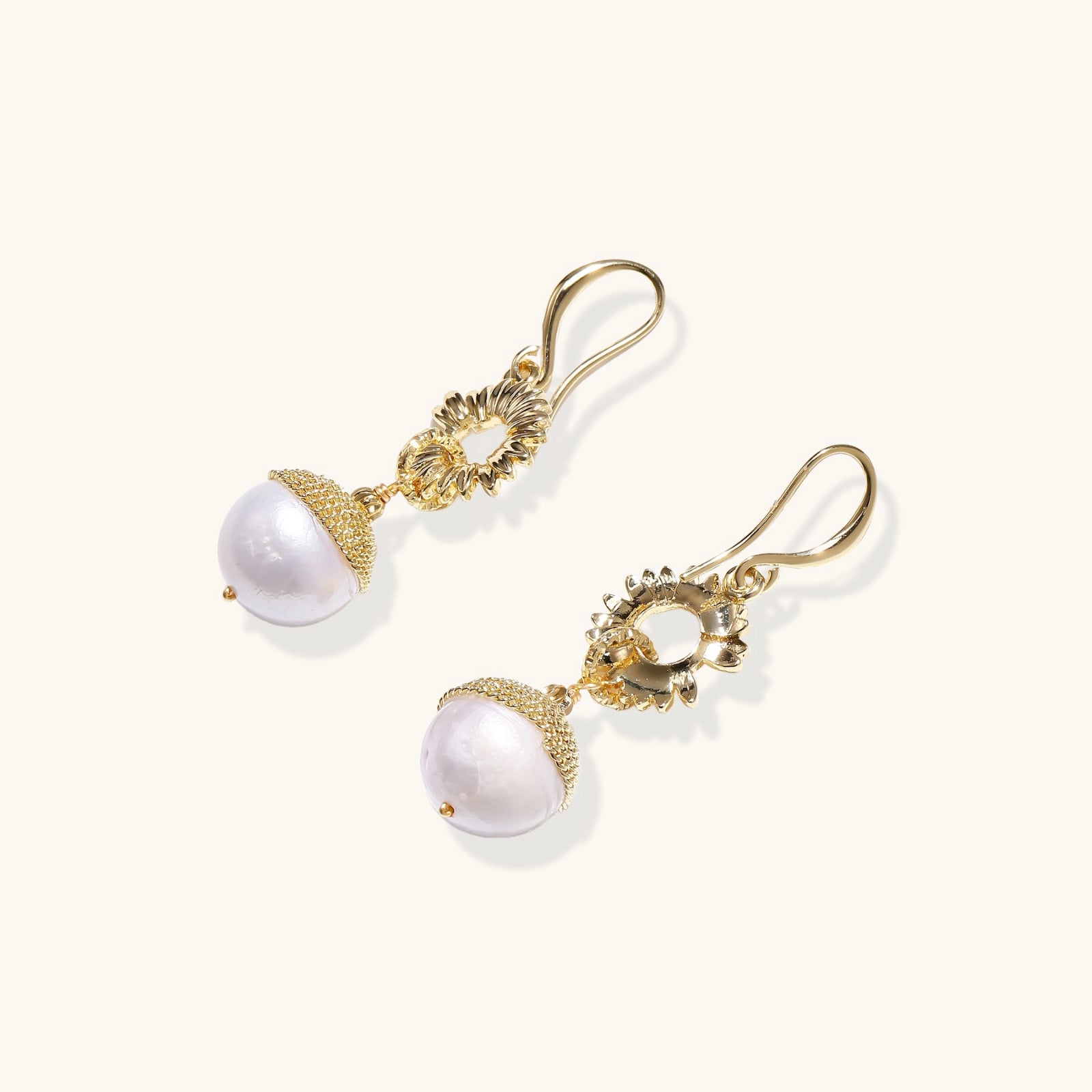 Sunburst Pearl Dangles by Sieré