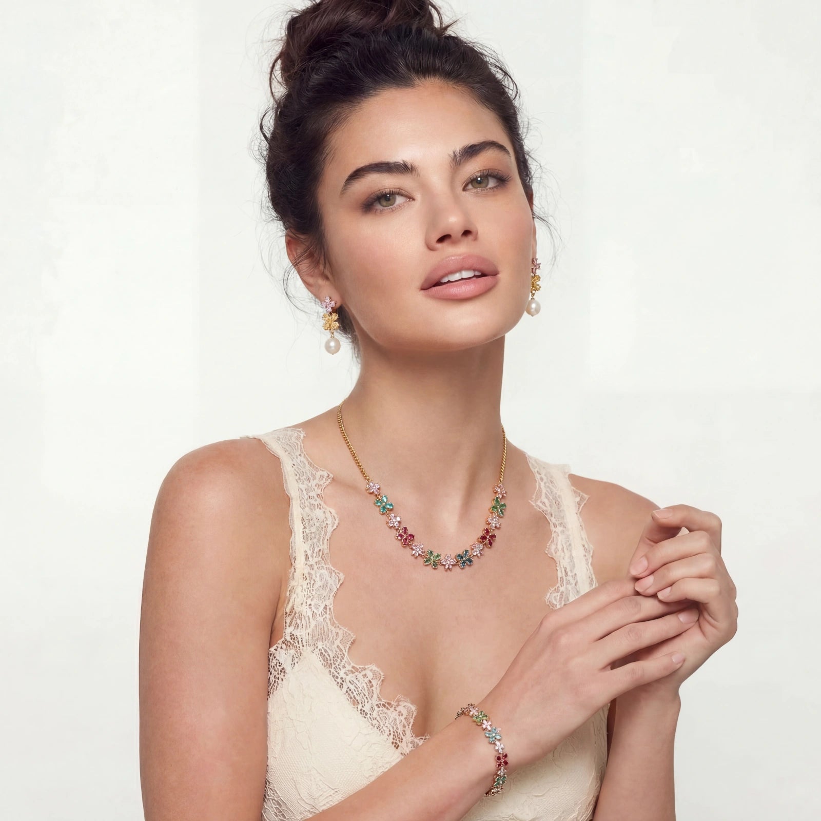 Garden Bloom Jewelry Set by Sieré
