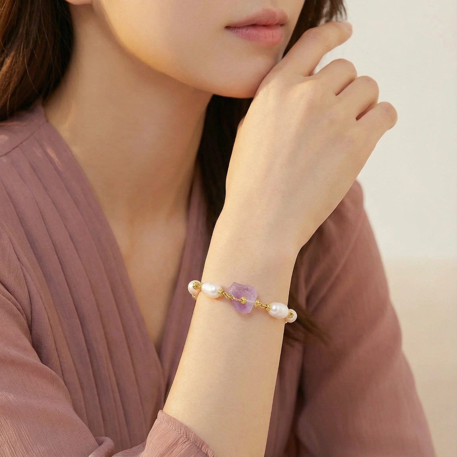 Amethyst Dreams Bracelet by Sieré