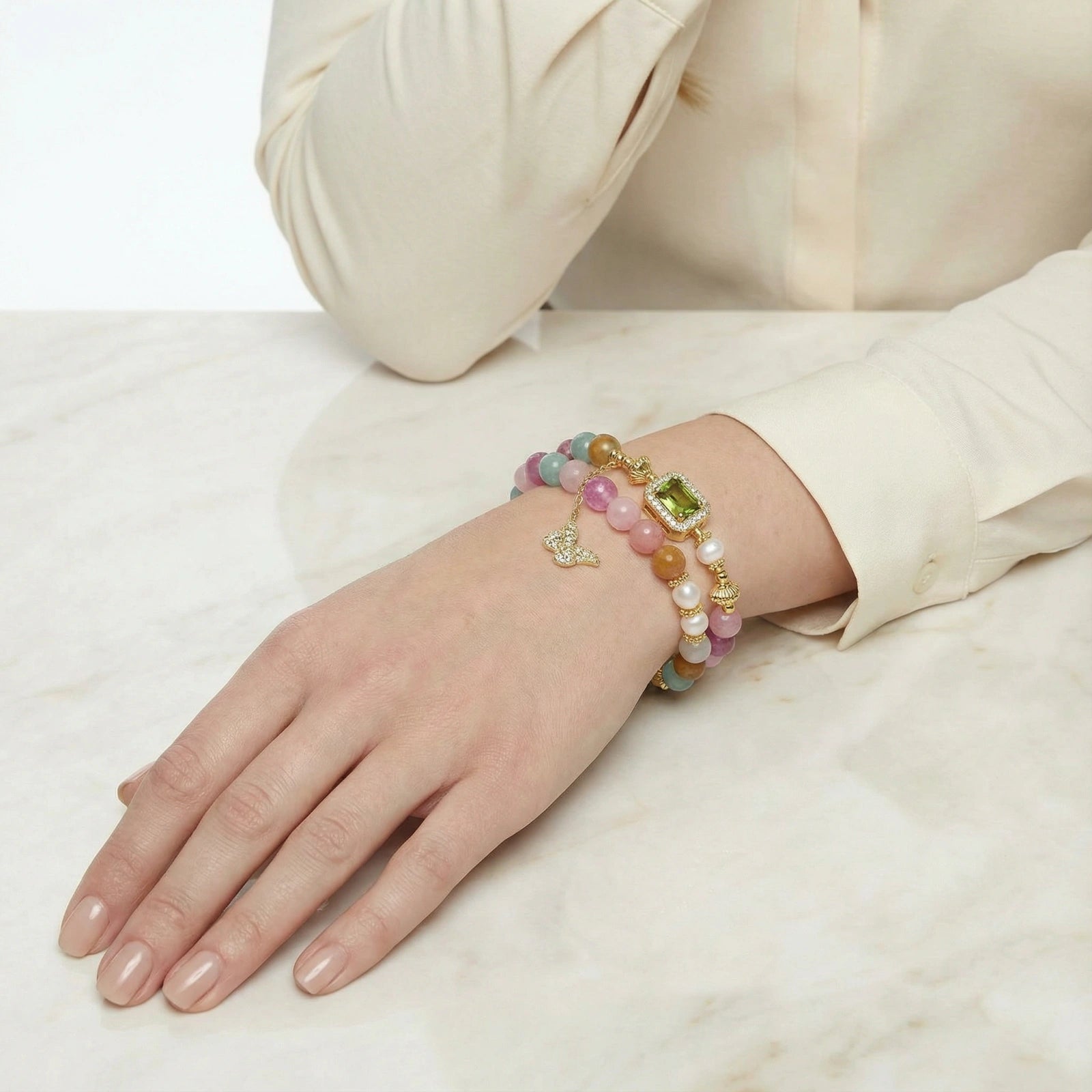 Rainbow Flutter Bracelet by Sieré