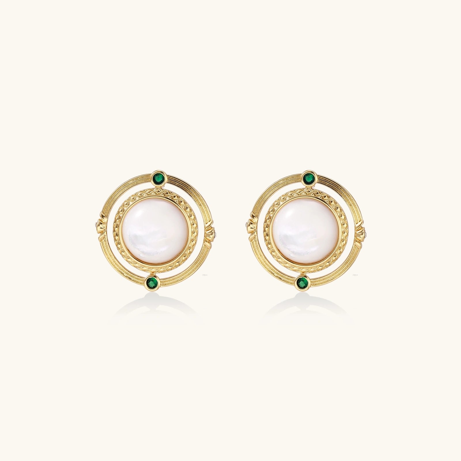 Compass Rose Studs by Sieré