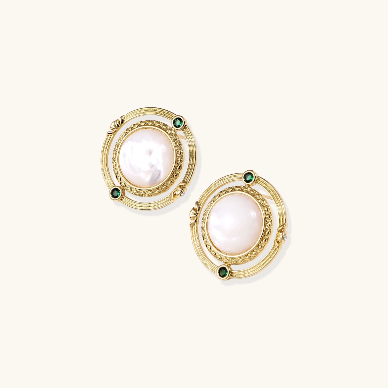 Compass Rose Studs by Sieré