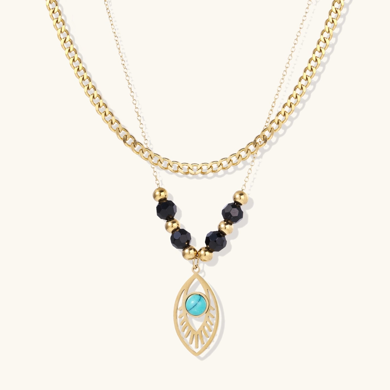 Eye of Serenity Layered Necklace by Sieré