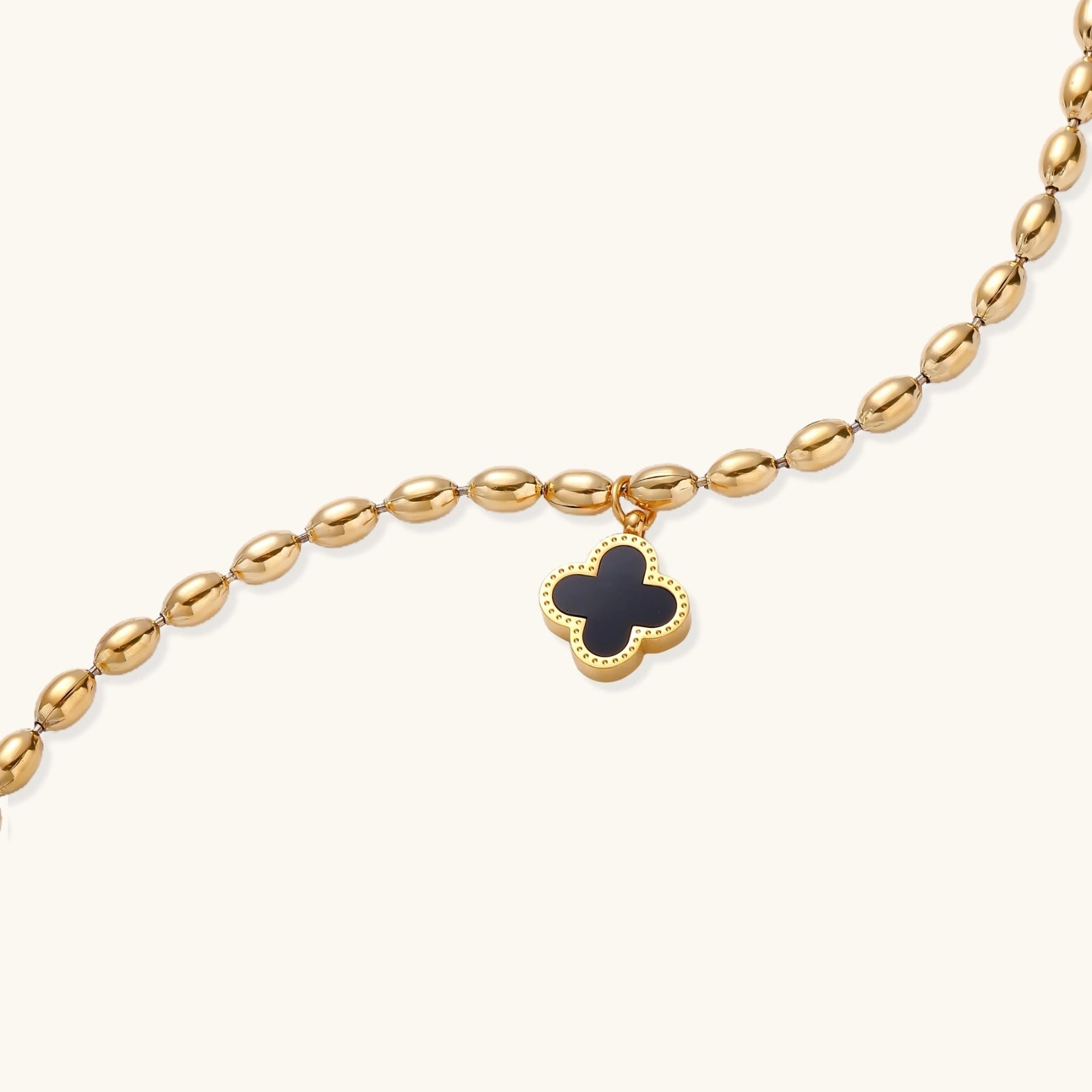 Lucky Clover Beaded Bracelet by Sieré