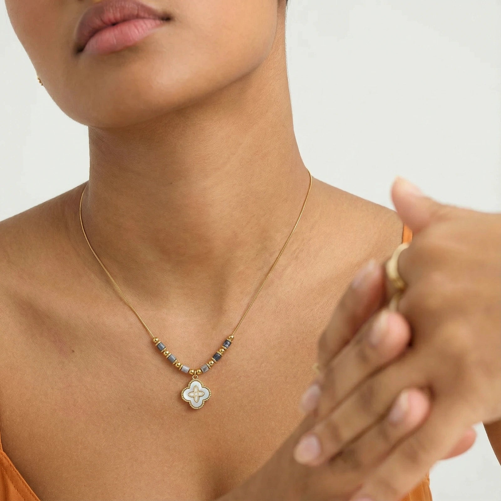 Mystic Clover Necklace by Sieré