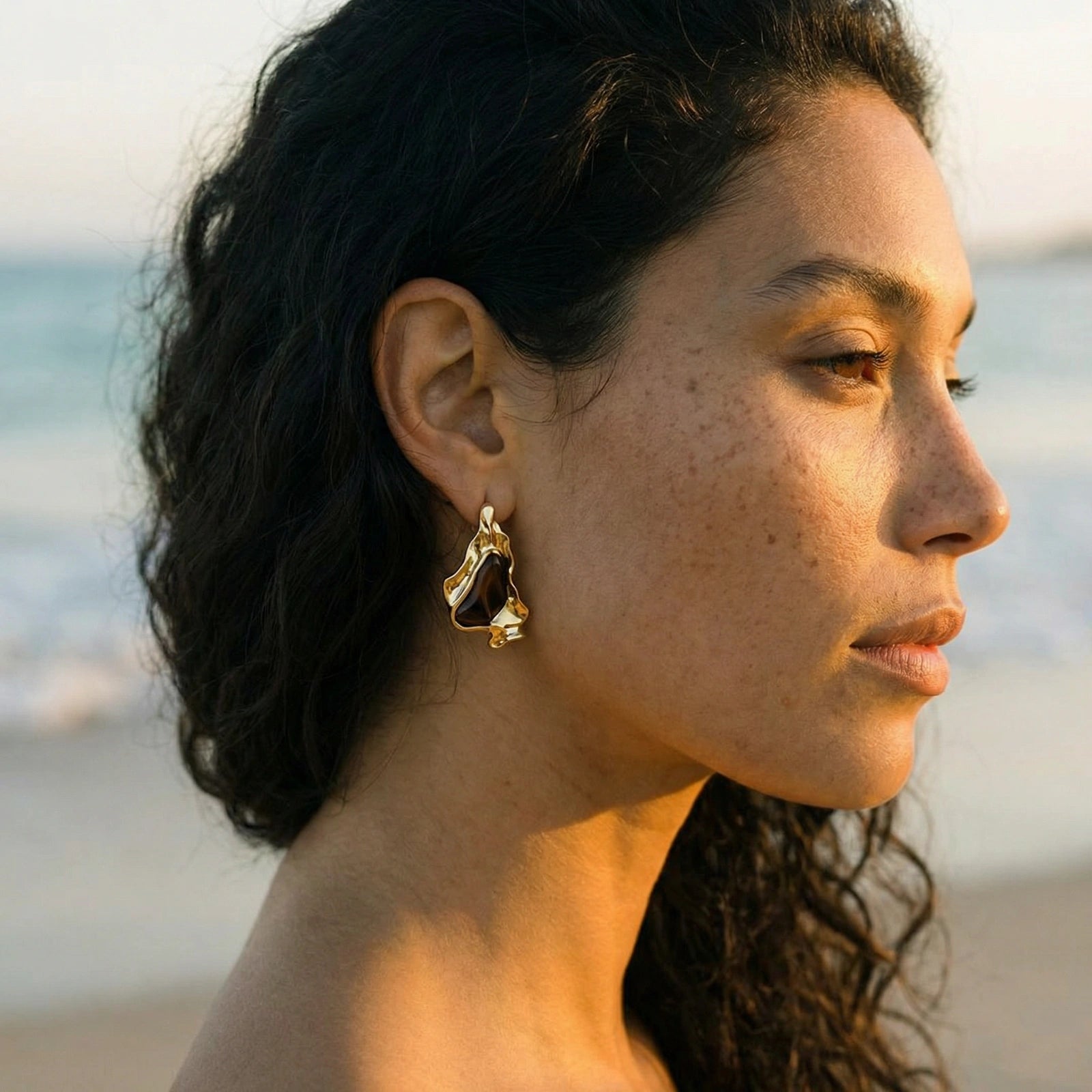 Molten Flow Earrings by Sieré