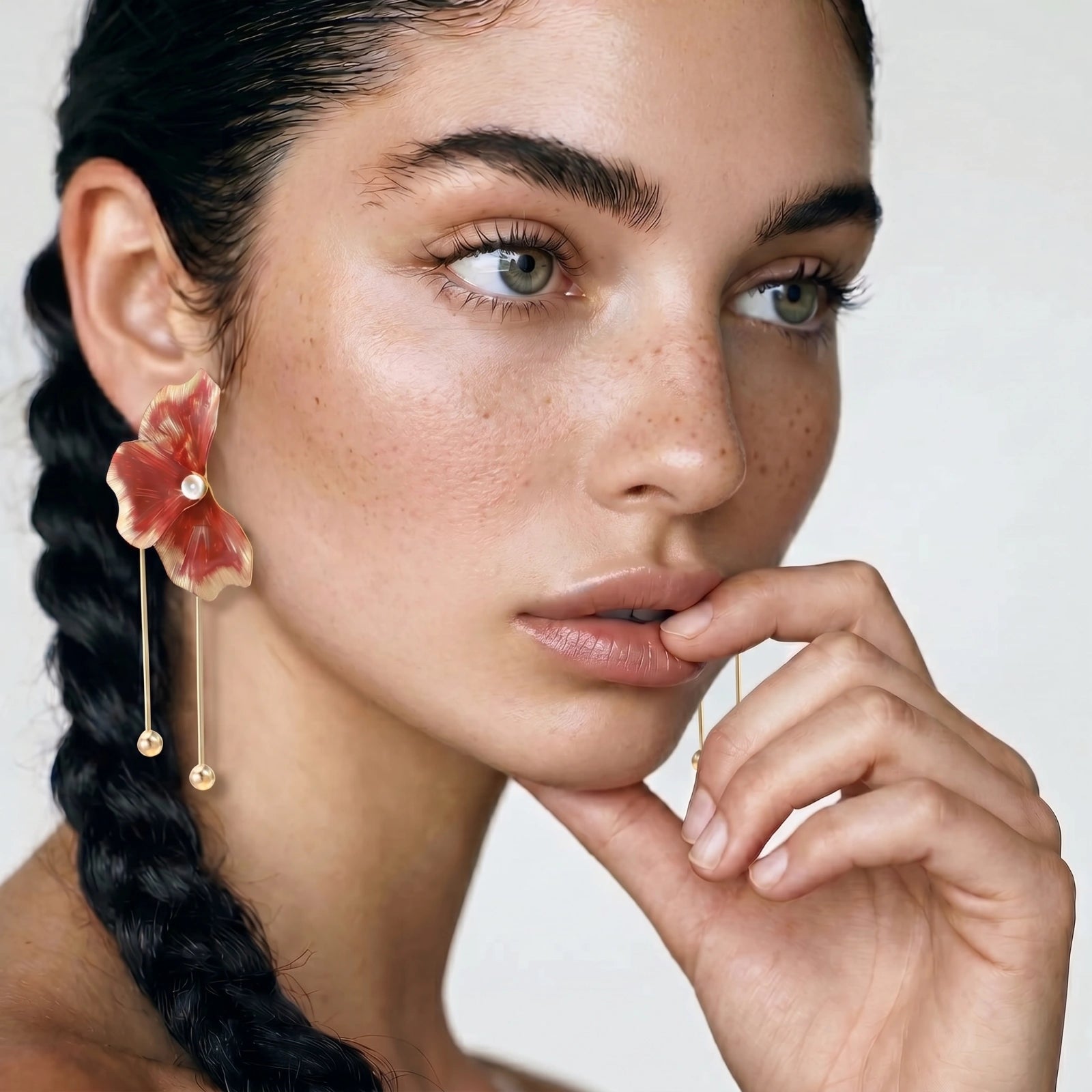 Coral Bloom Drops by Sieré