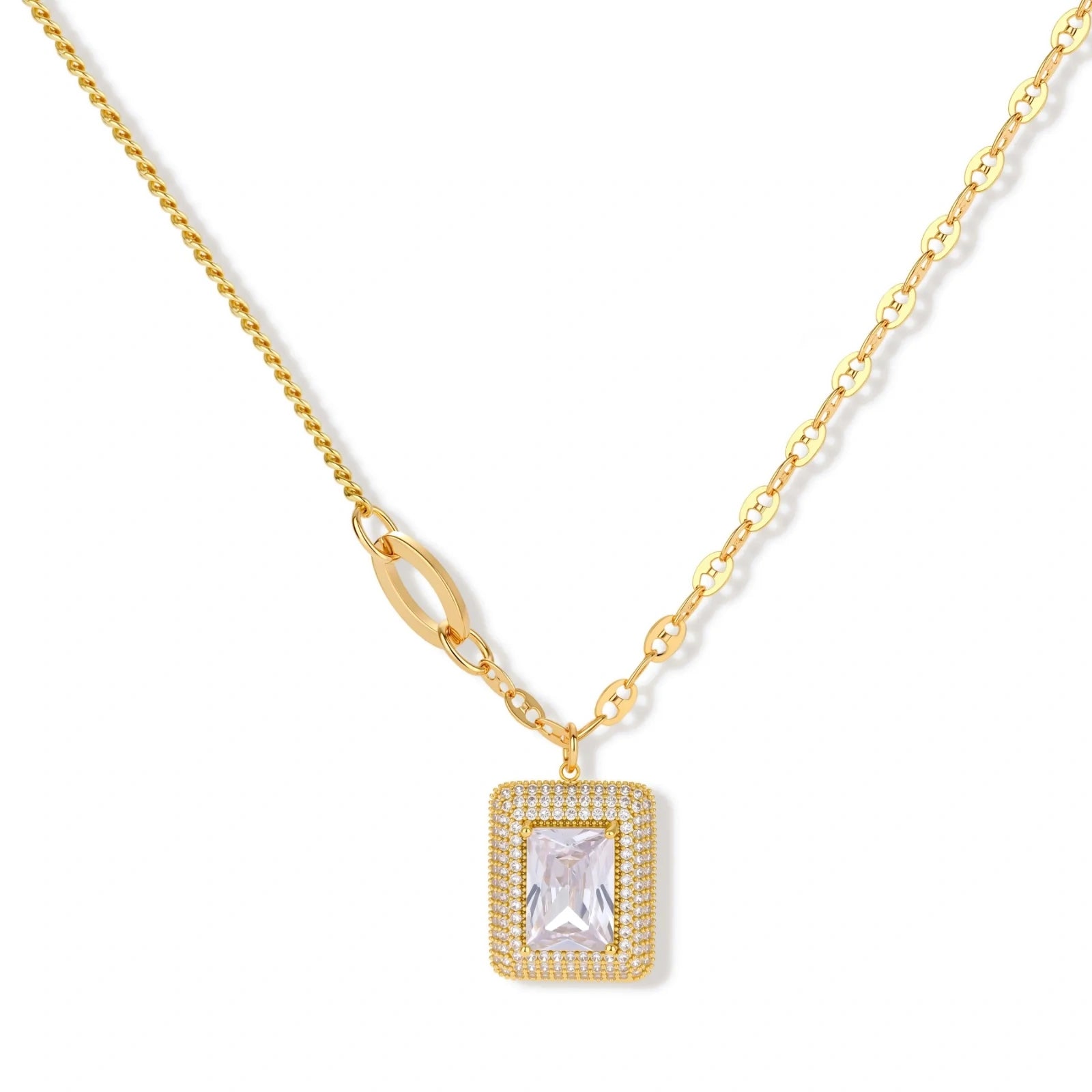 Emerald Cut Halo Set by Sieré