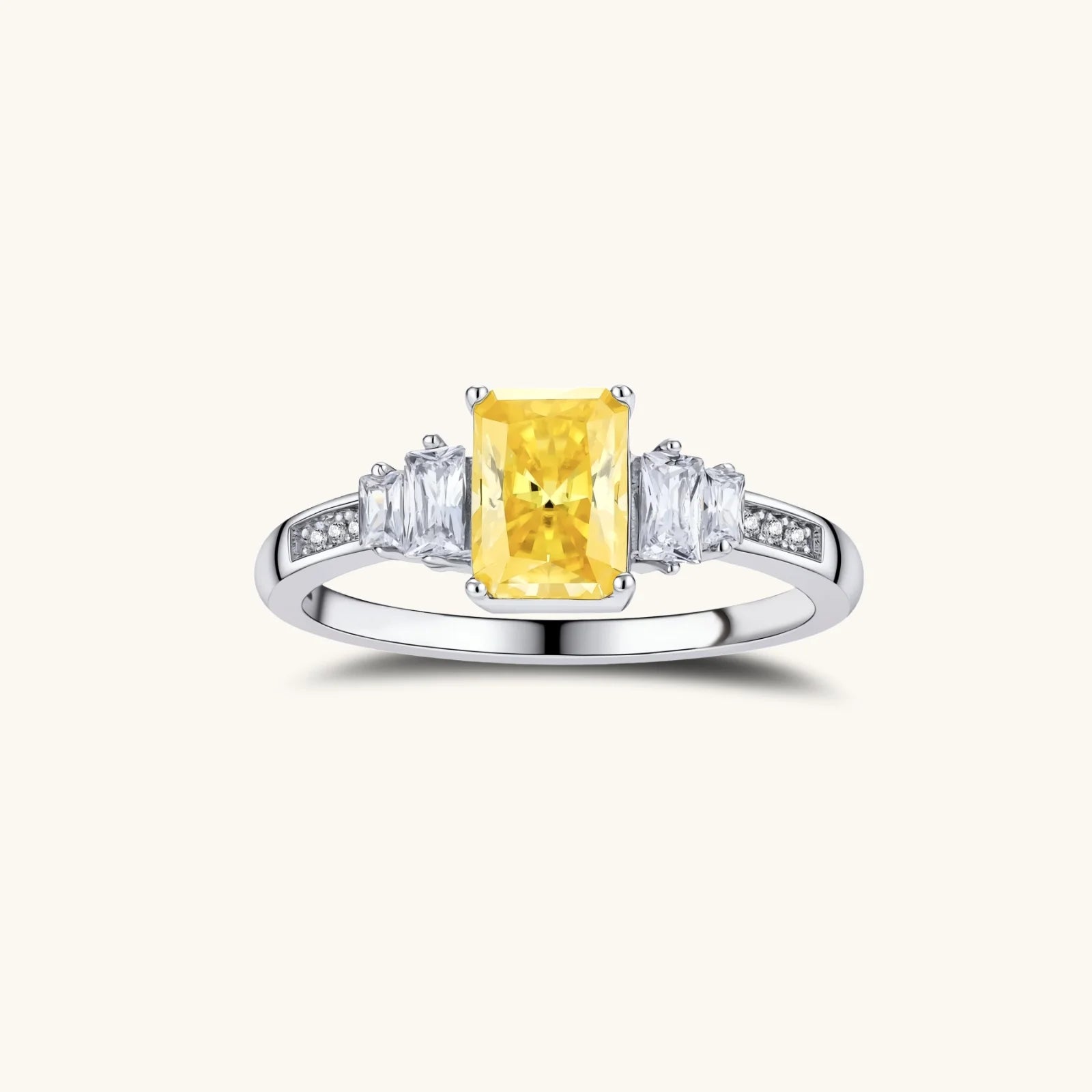 Golden Radiance Moissanite Set by Sieré