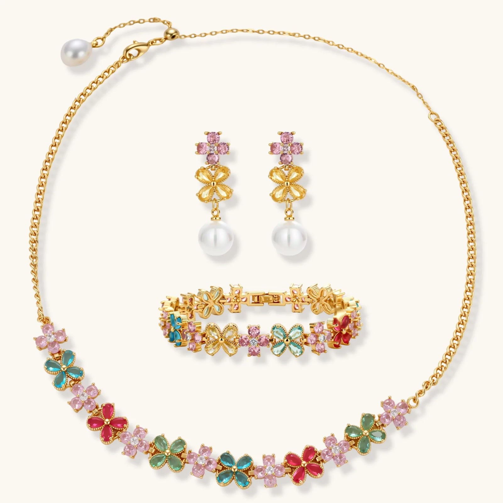 Garden Bloom Jewelry Set by Sieré