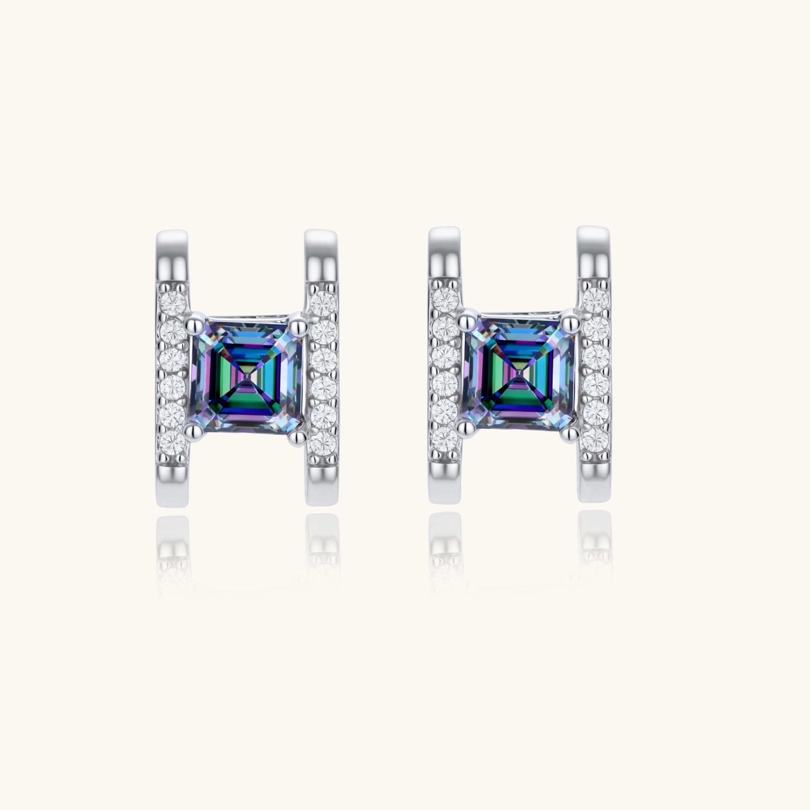 Prism Square Studs by Sieré