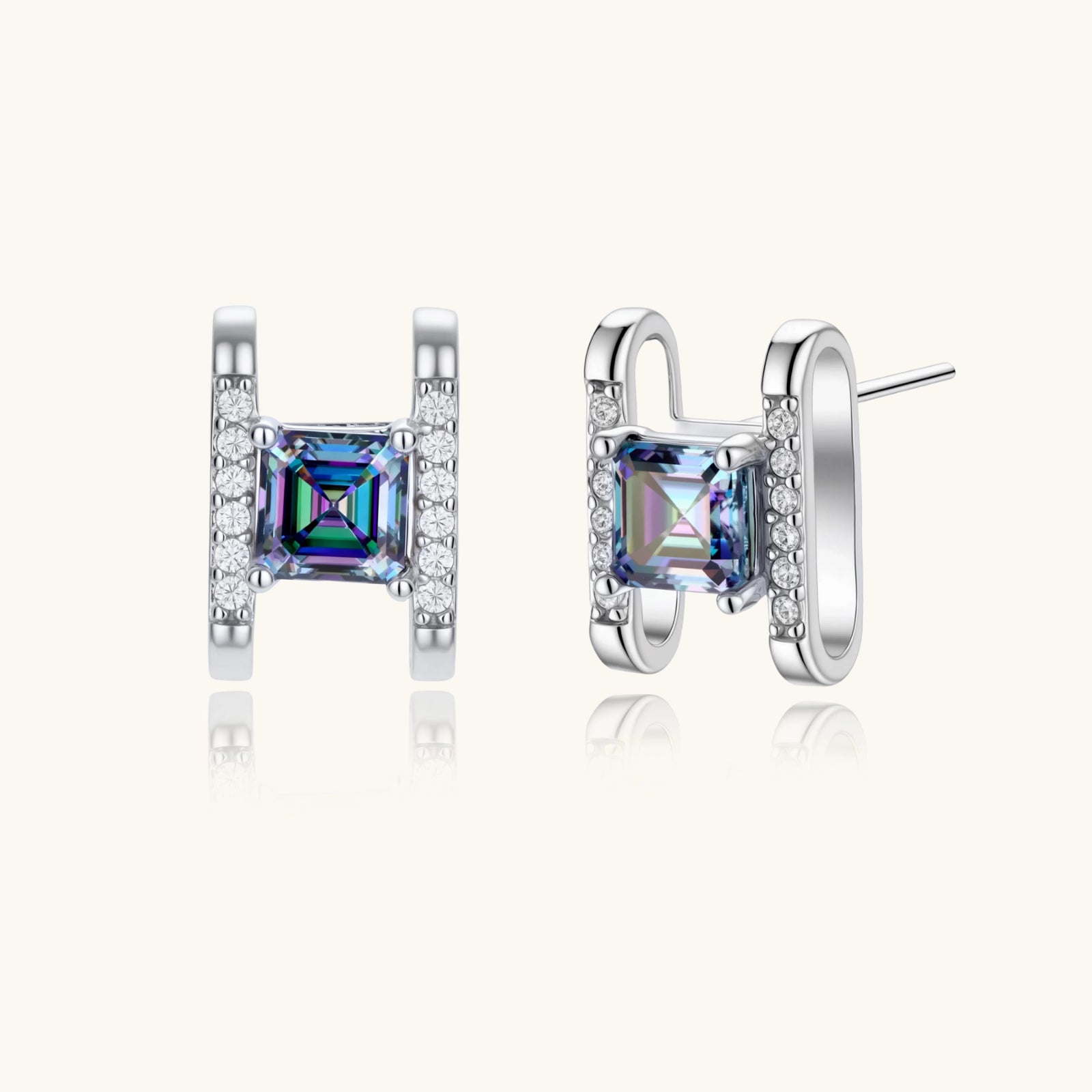 Prism Square Studs by Sieré