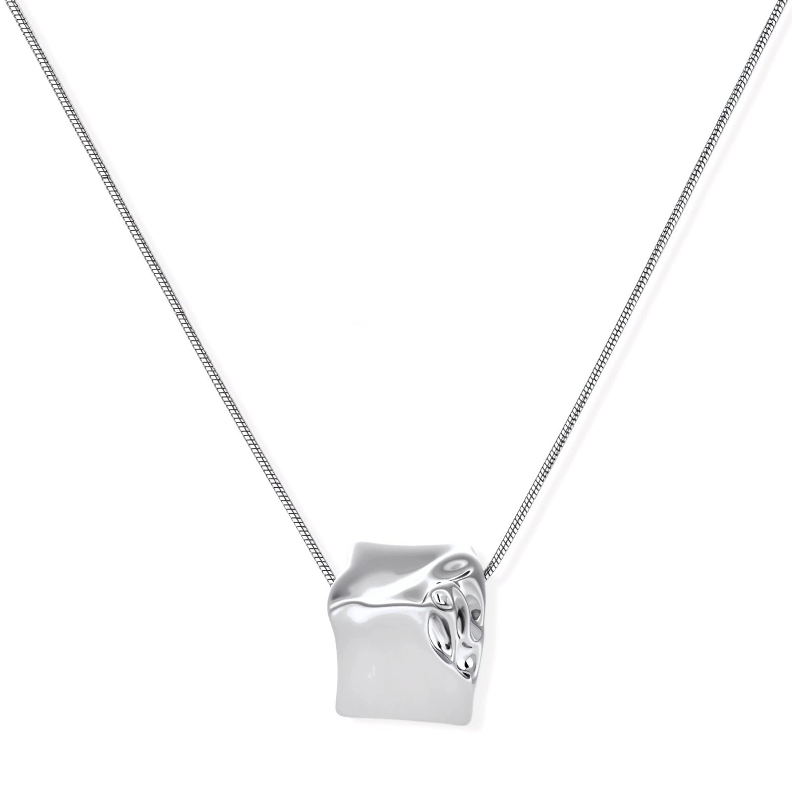 Love Script Cube Necklace by Sieré