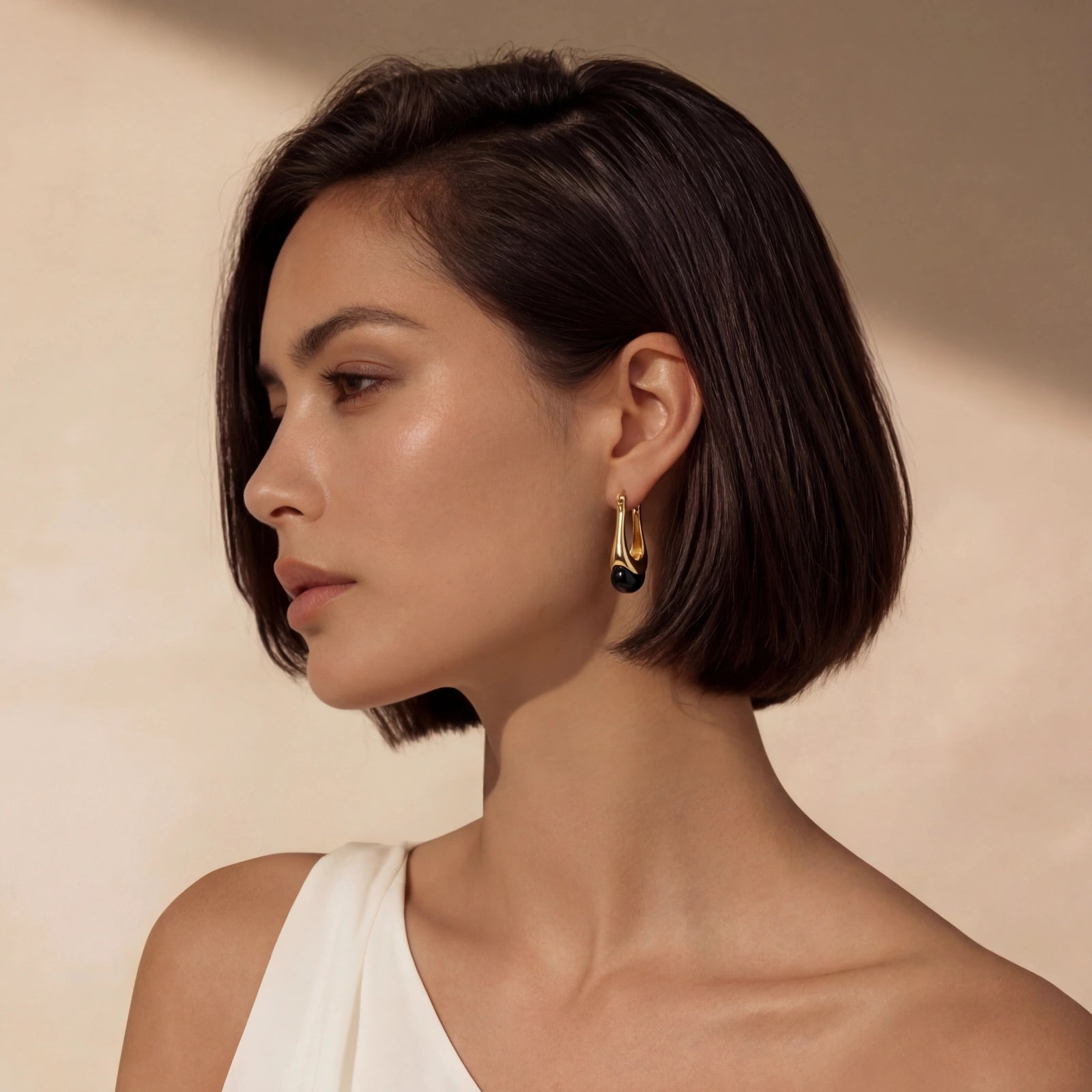Midnight Drop Earrings by Sieré