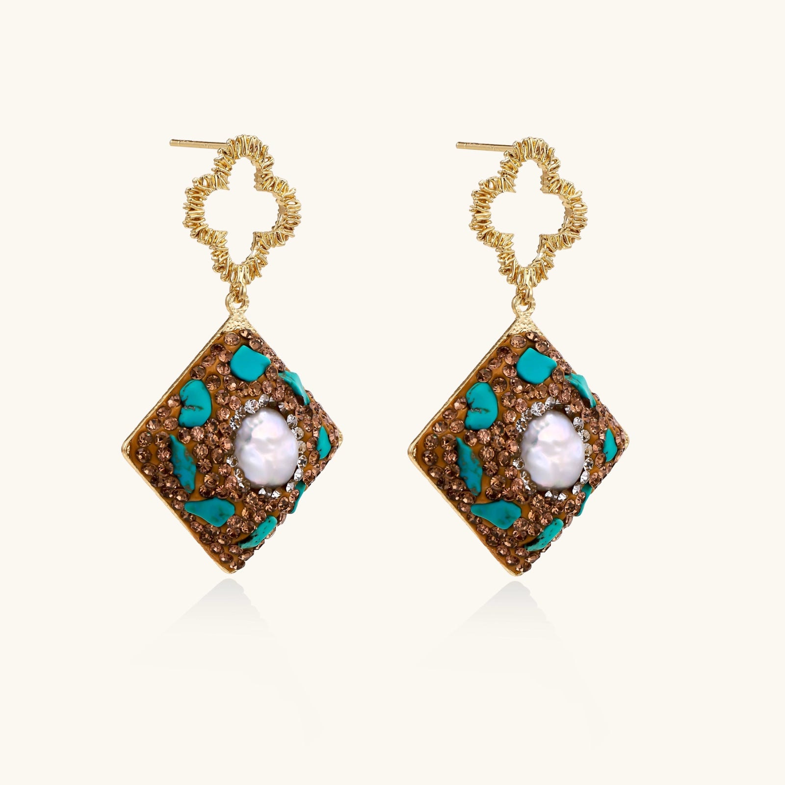 Moroccan Dreams Drop Earrings by Sieré