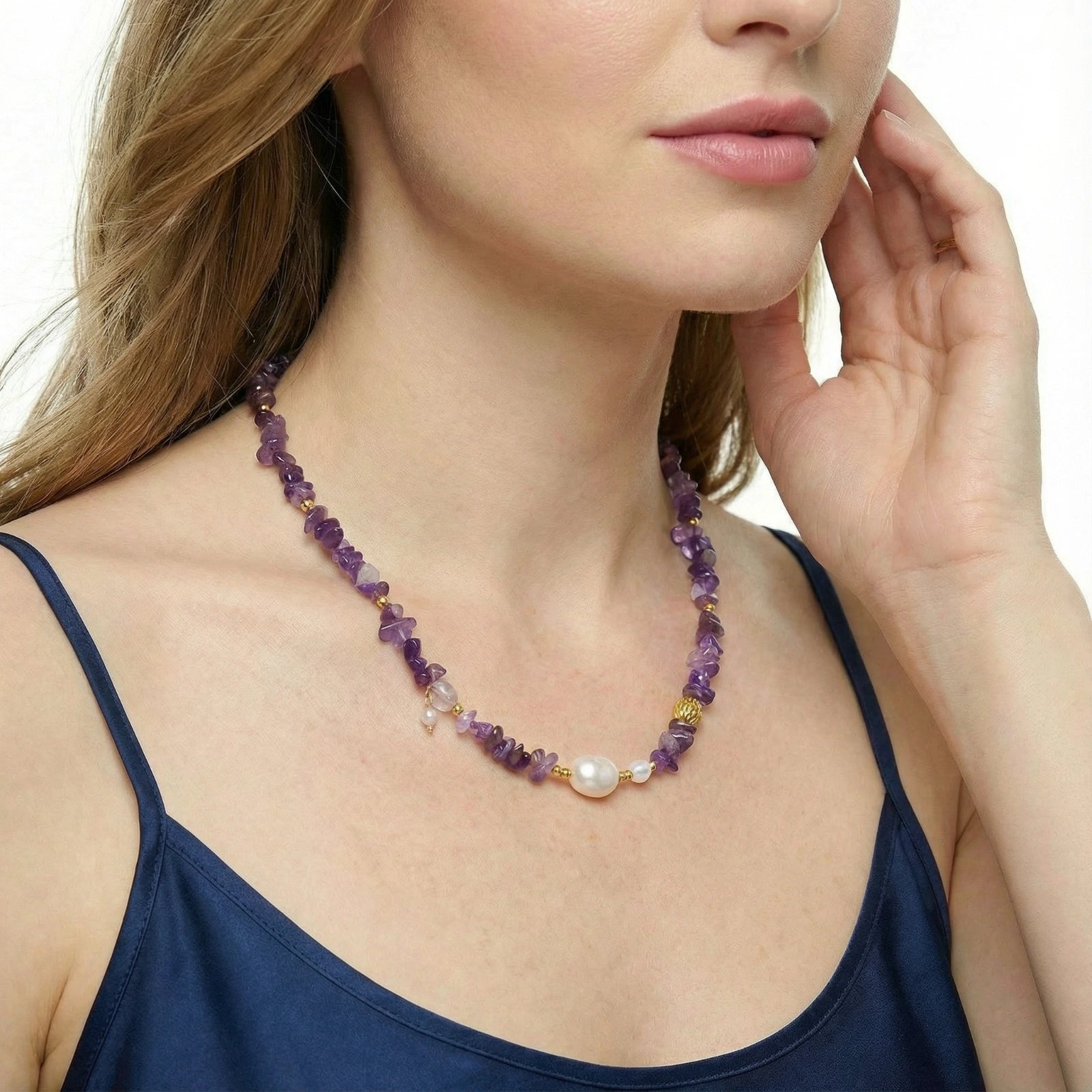 Mystic Amethyst Necklace by Sieré