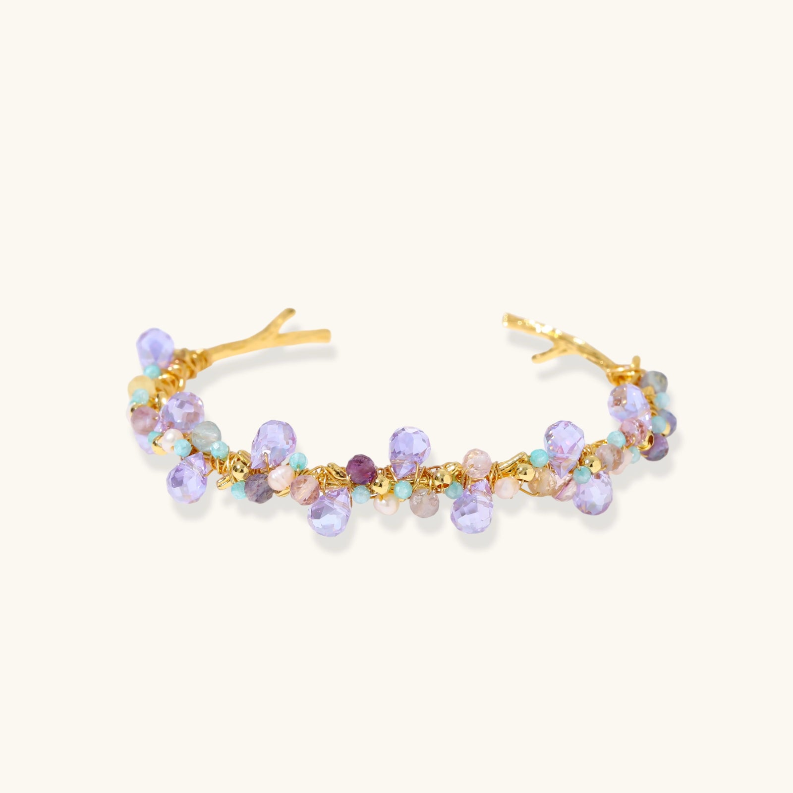 Crystal Garden Cuff by Sieré