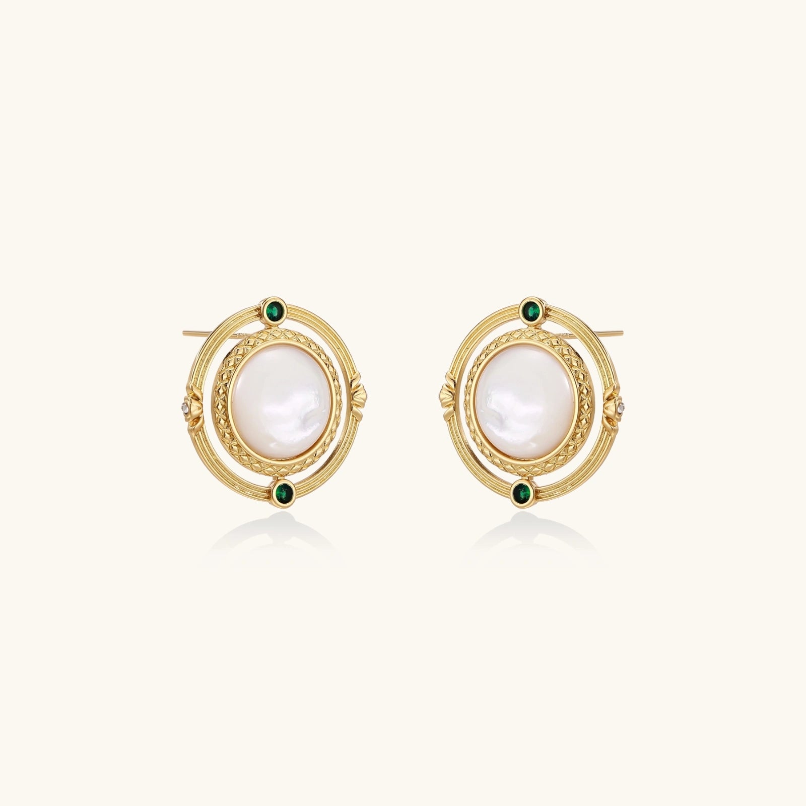 Compass Rose Studs by Sieré
