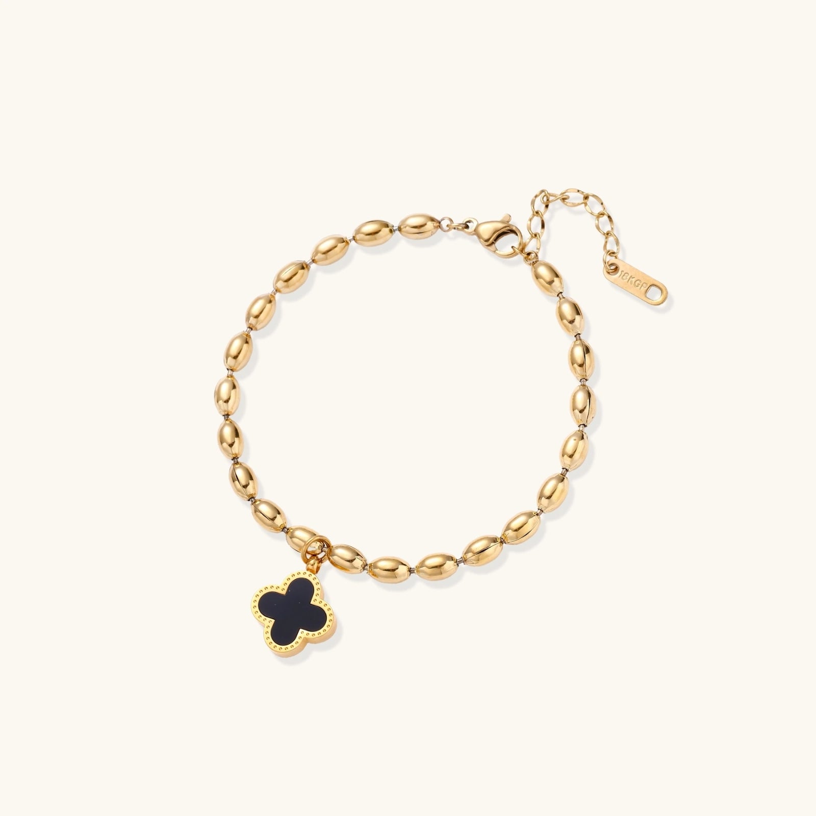 Lucky Clover Beaded Bracelet by Sieré