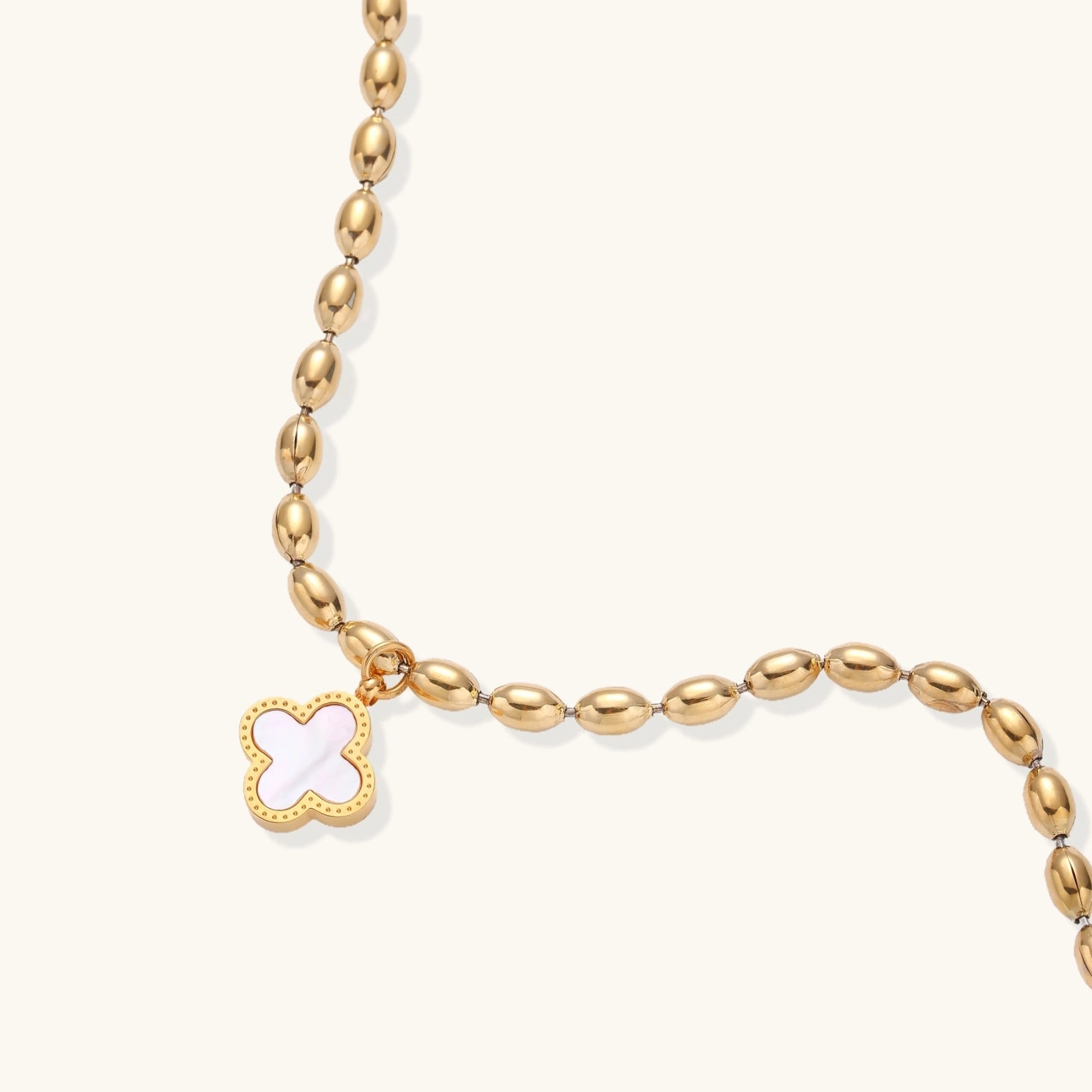 Lucky Clover Beaded Bracelet by Sieré