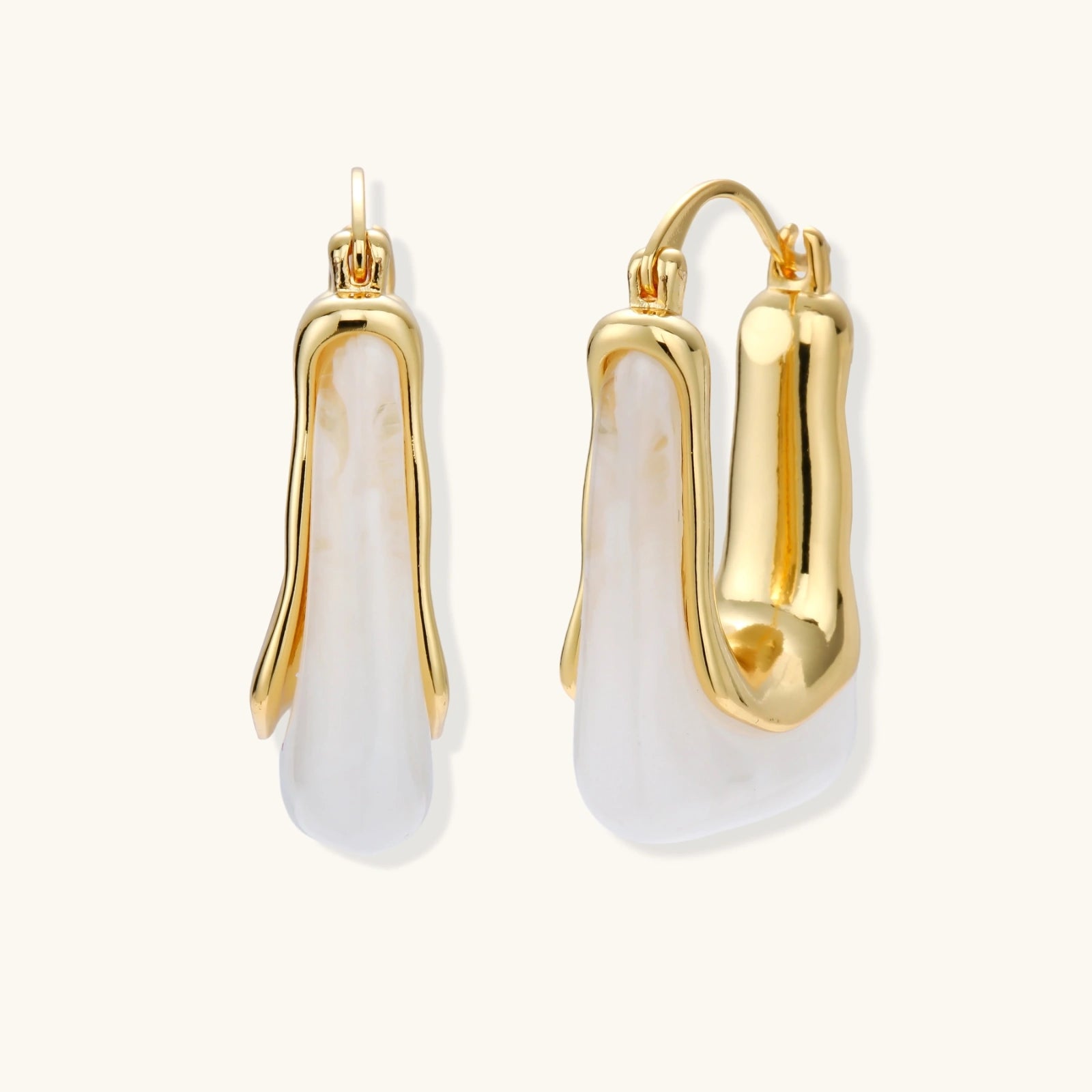 Liquid Curve Hoops by Sieré
