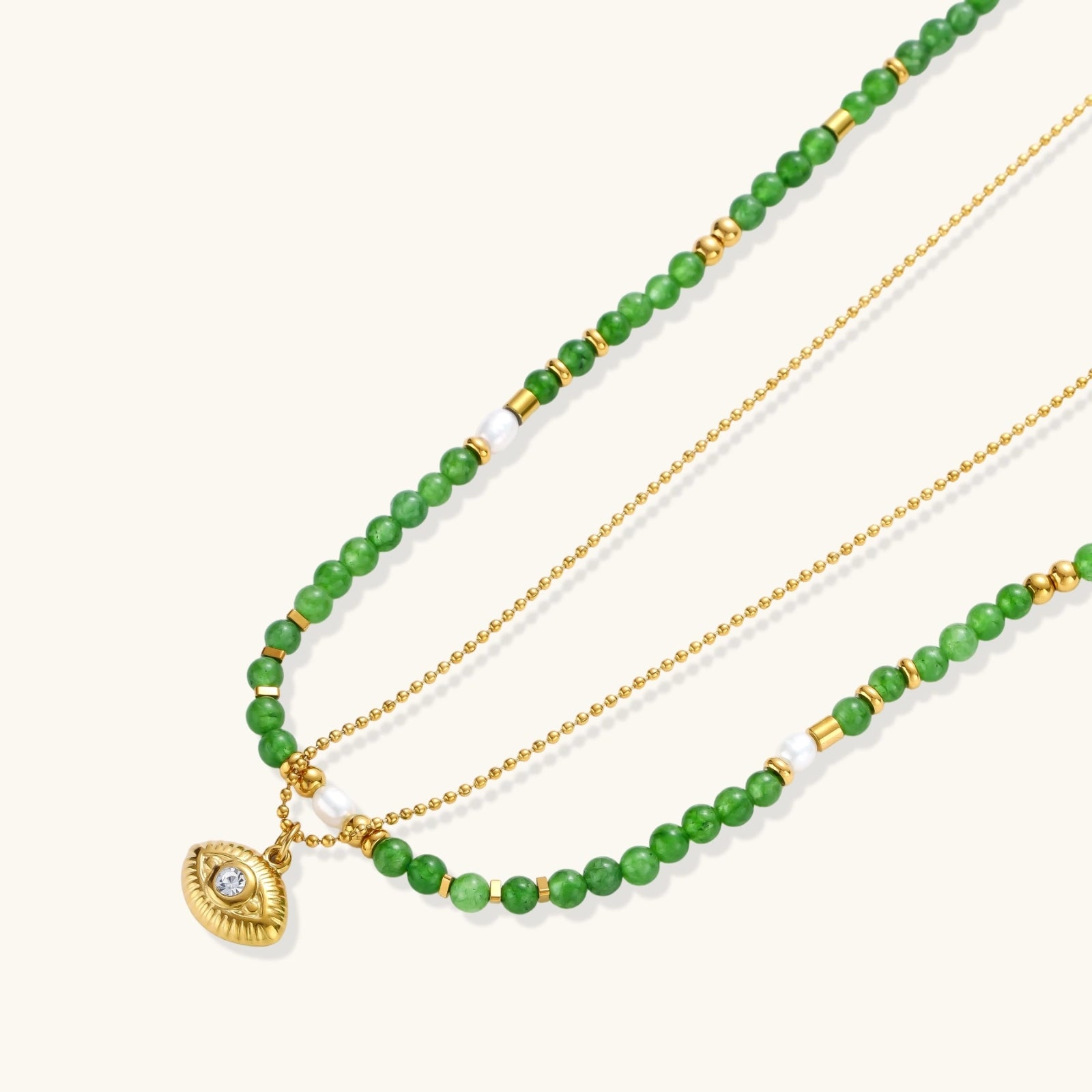 Mystic Eye Layered Necklace by Sieré