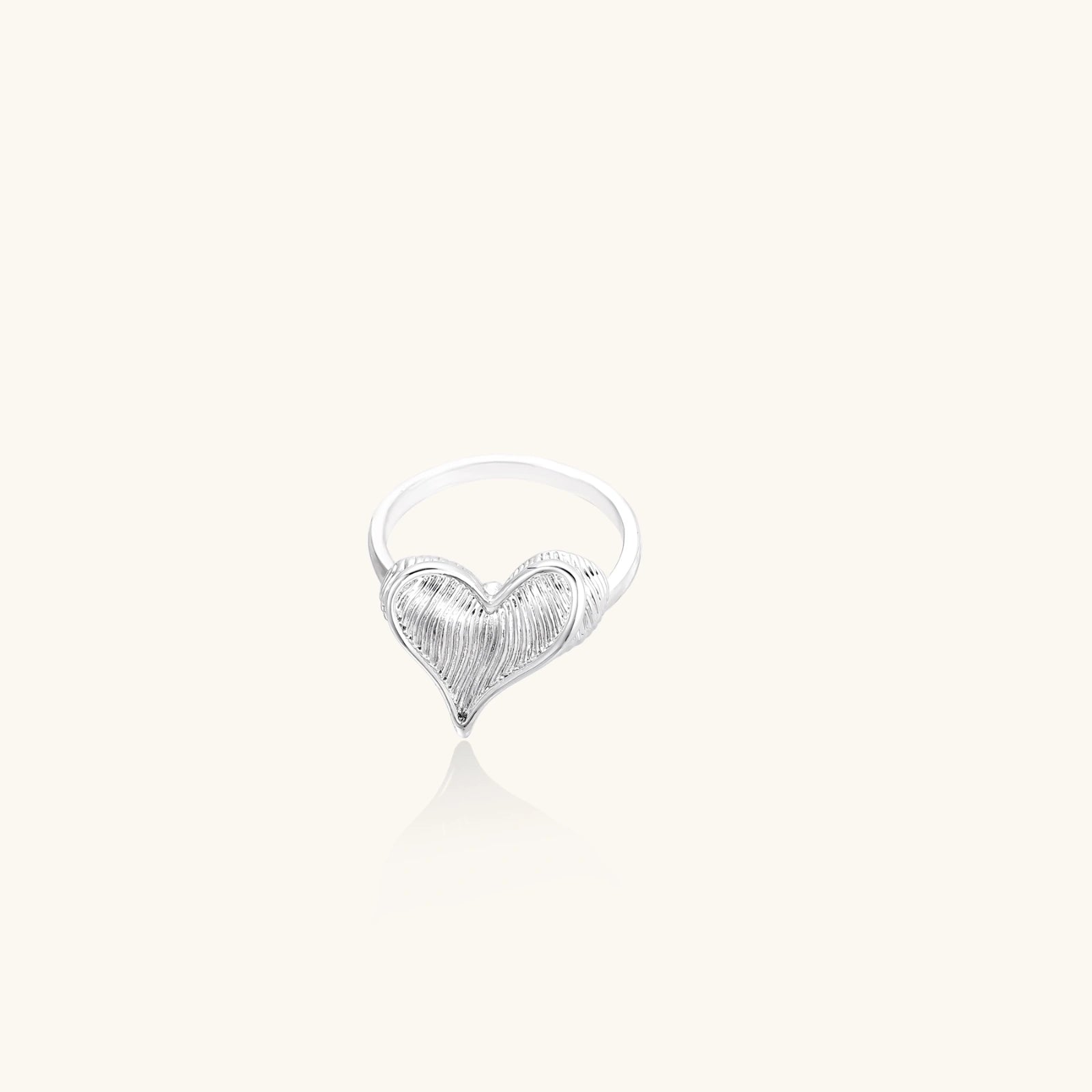 Feathered Heart Ring by Sieré