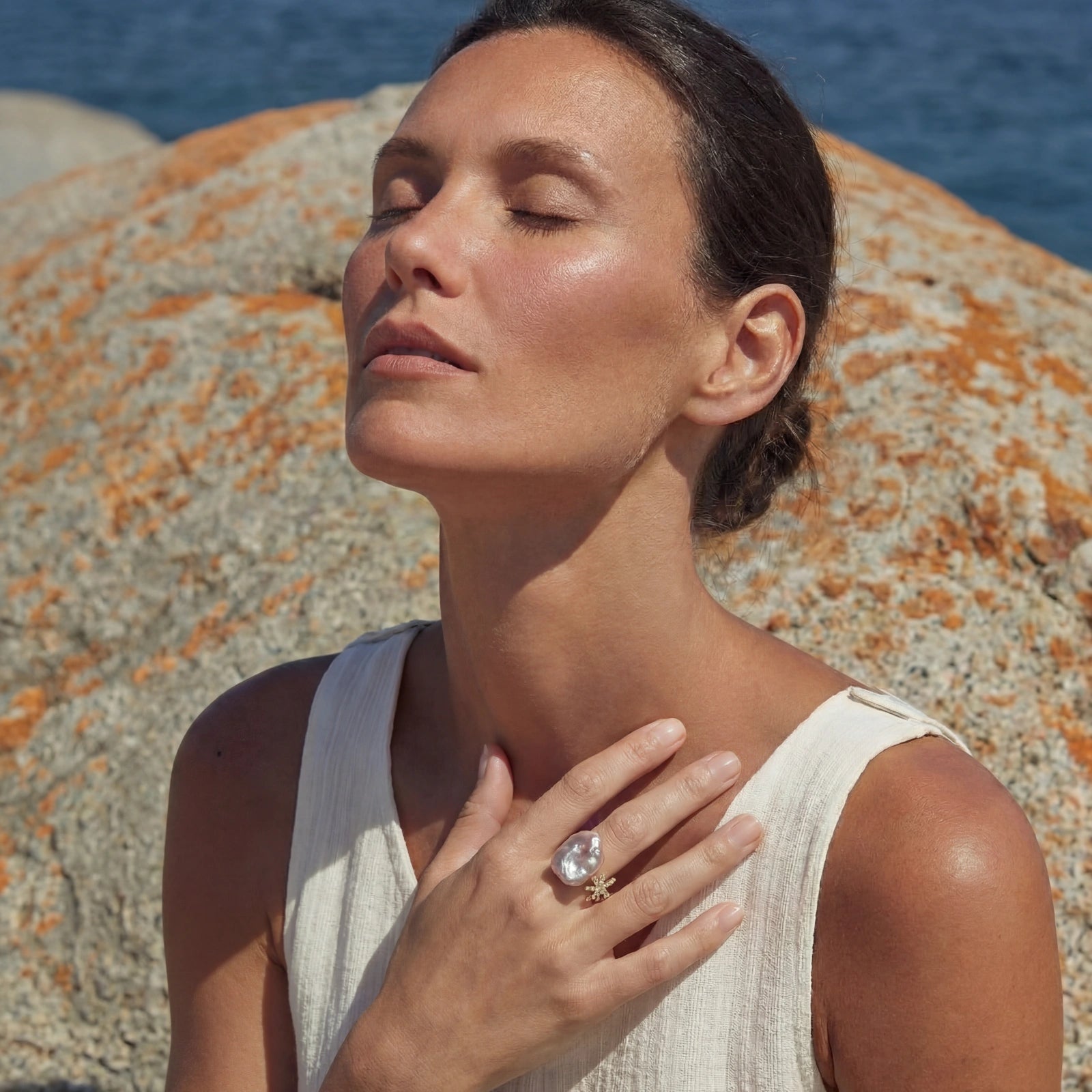 Starlit Pearl Dreams Ring by Sieré