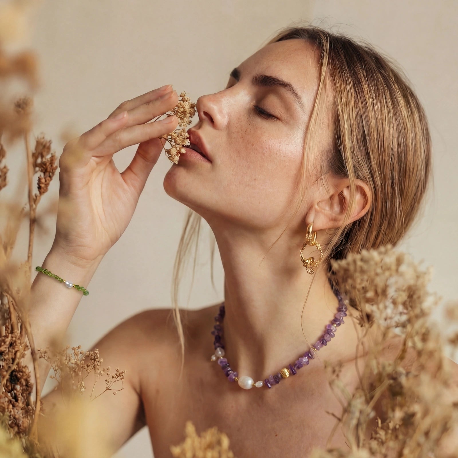 Mystic Amethyst Necklace by Sieré
